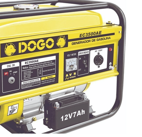 Generador nafta 220v-ec3500-4t-a/elect.-2.7kva Dogo