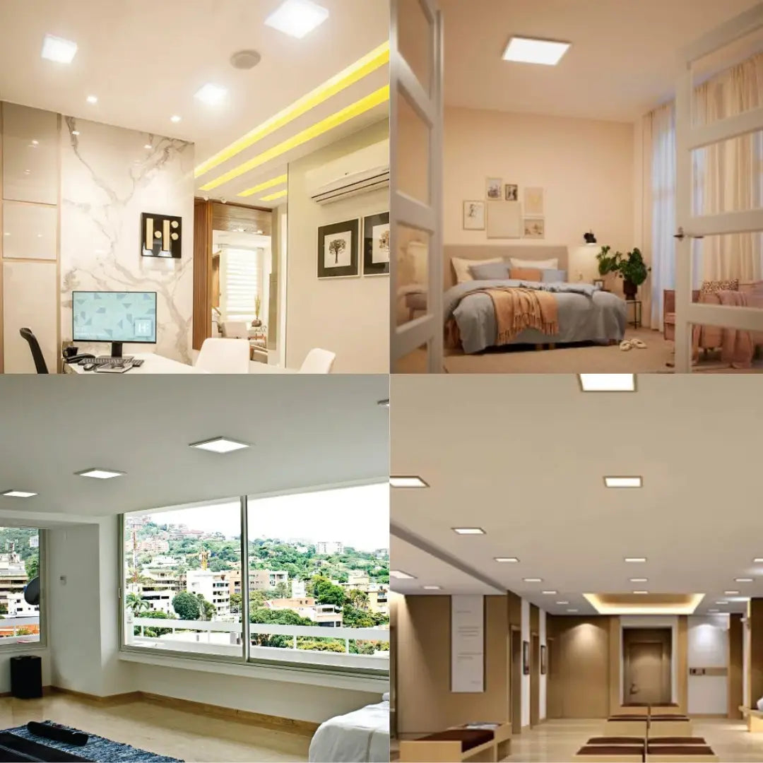 Panel Led Aplicar Cuadrado 24w Plafon Frio