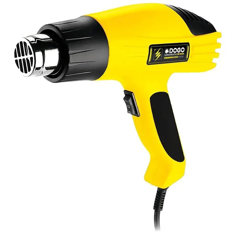 Pistola de Calor Dogo 2000W con 2 Niveles de Temperatura y 3 Boquillas