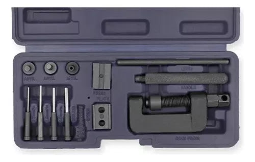 Kit corta y remacha cadena de moto Bremen