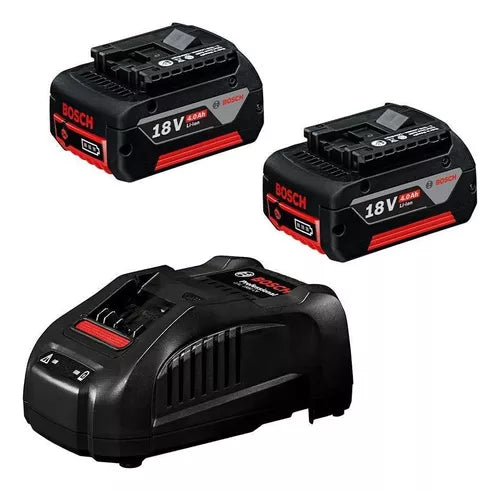 Kit de cargador starter kit gal 1880 cv 2 baterías de 4.0 AH Bosch