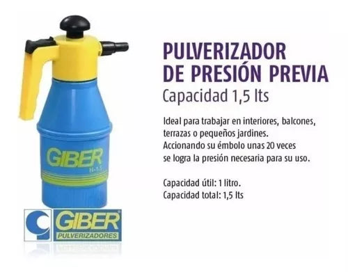 Pulverizador 1.5 litros GIBER