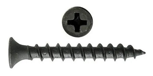 Tornillo autorperforante rosca ancha cabeza trompeta punta aguja 6x1" 1000 unidades Bremen