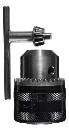 Mandril portabrocas de corona dentada con llave de ajuste 13MM Kwb