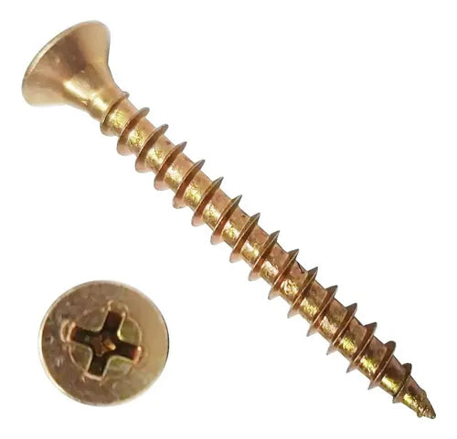 Tornillo fix para madera punta aguja 4.5 x 70 500 unidades Bremen