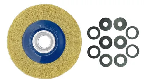 Cepillo circular 4 amoladora acero bronceado rizado 3249 Bremen
