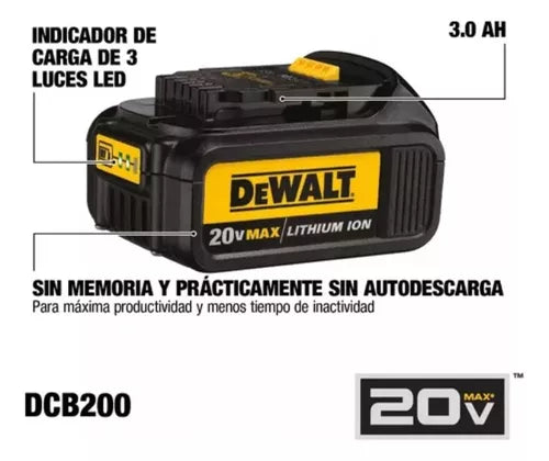Batería 3.0A.H 20V Ion litio De Walt