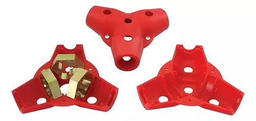 Terraja estrella p/ roscar caño 1/2 - 3/4 Y 1 Sanogass