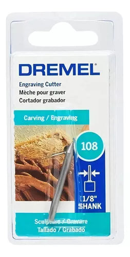 Escariador de grabado DR108 - 1/8 (3,2 Mm) - Dremel