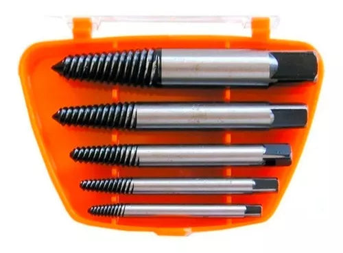Set extractor tornillos rotos macho 5 Piezas 143 Wembley
