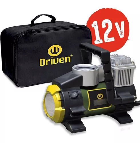 Compresor de aire mini portatil con luz led 12v AC1160 Driven