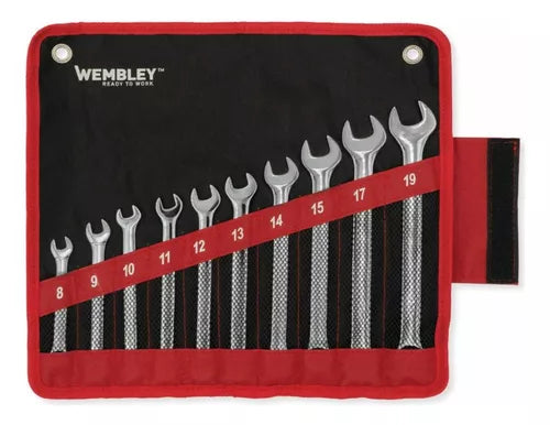 Juego llaves combinadas 10 pzs 8 A 19 mm Wembley