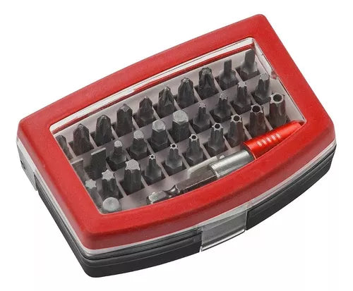 Kit puntas atornillador torx Ph Pl Pz 32 piezas Kwb