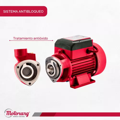 Bomba periférica 0.5 hp calidad excepcional Motorarg