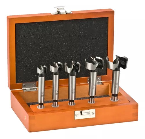 Juego fresas forstner 5 piezas bisagra 15 A 35mm Einhell - Kwb