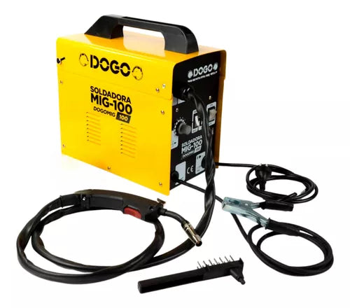 Soldadora electrica mma alambre flux 100 amp con torcha 220v Dogo
