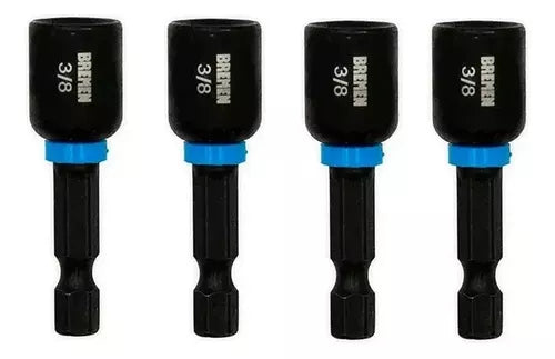 SET 4 BOQUILLAS MAGNÉTICAS PARA TALADRO/IMPACTO ENCASTRE 1/4” – 7876 Bremen