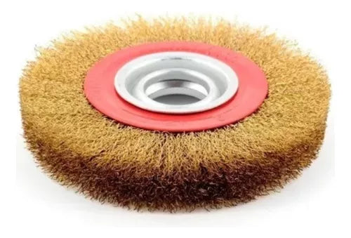 Cepillo circular 8" amoladora acero bronceado rizado Bremen