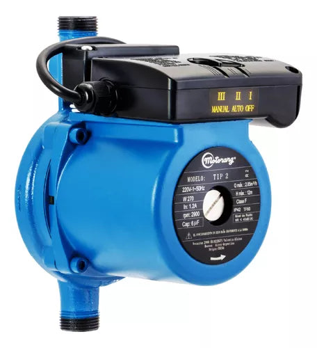 Bomba presurizadora agua TIP 2 3 baños 270W Motorarg