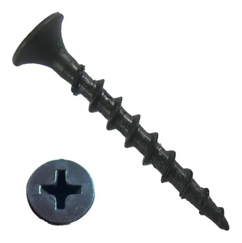 Tornillo autorperforante rosca ancha cabeza trompeta punta aguja 6x1" 1000 unidades Bremen