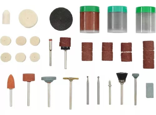 Set Accesorios Mini Torno Herramienta 105 Piezas Kwb Einhell