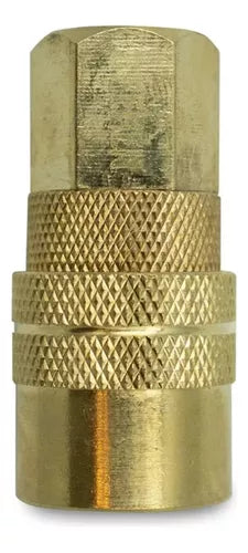 Set juego acople rápido neumática bronce 5 piezas Bremen