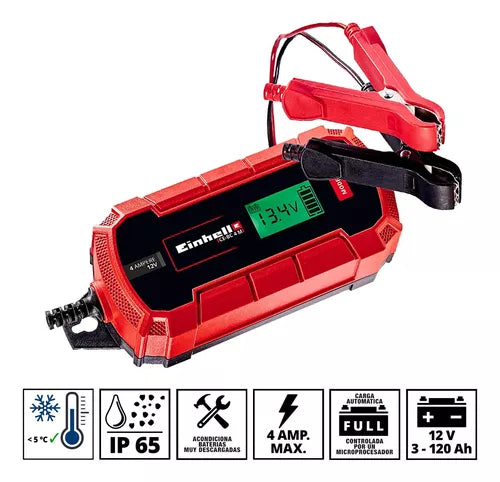 Cargador de batería inteligente 4AMP Einhell