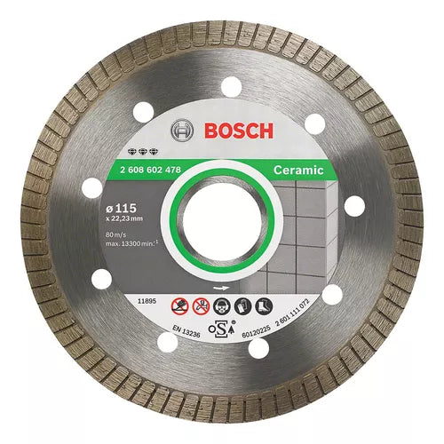 Disco diamantado para porcelanato 4 1/2" 115 MM Bosch