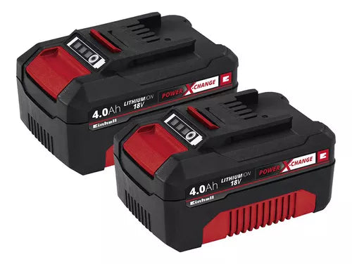 Batería recargable 18v 4.0 AH 2 unidades power x- change Einhell