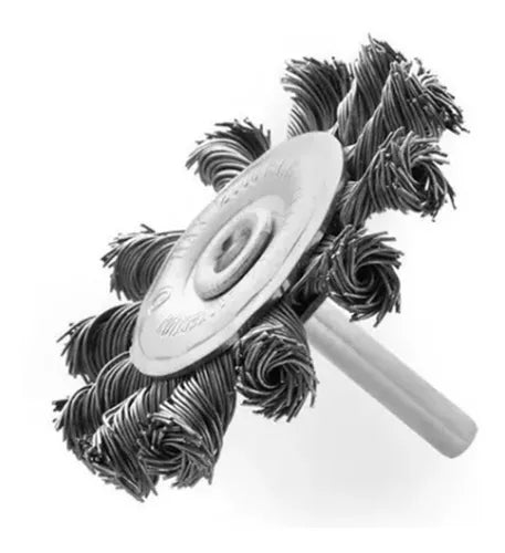 Cepillo circular trenzado 75 mm para taladro 7078 Bremen
