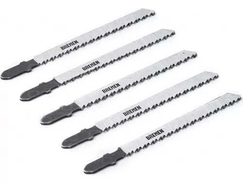 Hojas de sierra caladora encastre T por 5 unidad para madera Bremen 5368