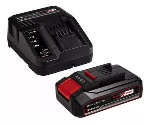 Starter kit power x change cargador y bateria 2,5ah 18v Einhell