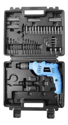 Taladro percutor 650W en kit 10MM Gamma