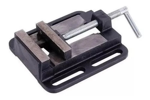 Morsa plana 3'' - 75mm para taladro agujereador Bremen 2490