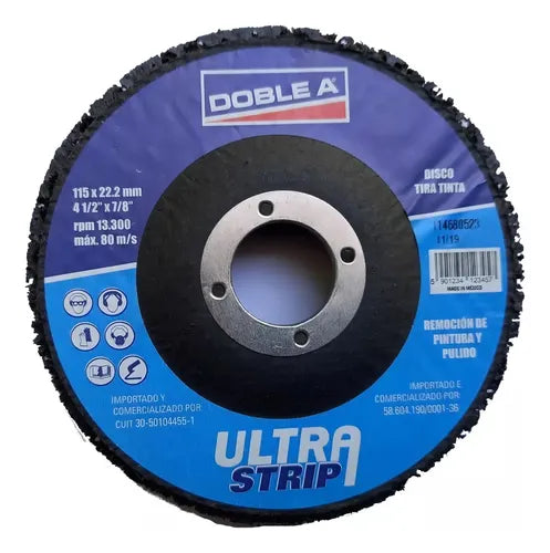 Chaupint disco pulir amoladora 115mm ultra remocion Doble AA