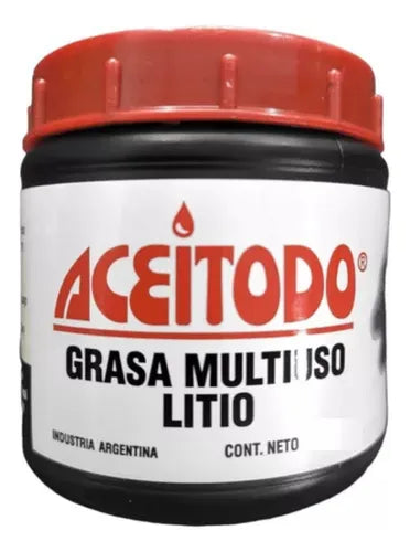 Grasa litio roja lubricante multiuso 90g Aceitodo