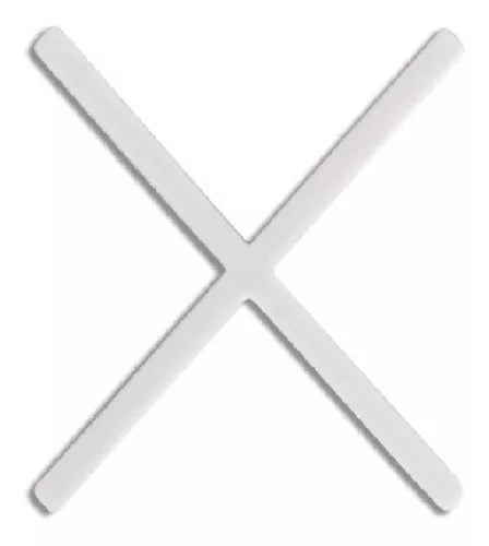 Crucetas separador cerámica porcelanato 1.5mm 1000u Rubi
