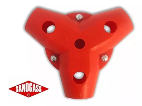 Terraja estrella p/ roscar caño 1/2 - 3/4 Y 1 Sanogass