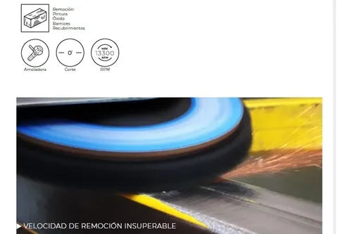 Chaupint disco pulir amoladora 115mm ultra remocion Doble AA