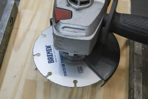 Disco de tungsteno amoladora 115mm para madera 7490 Bremen