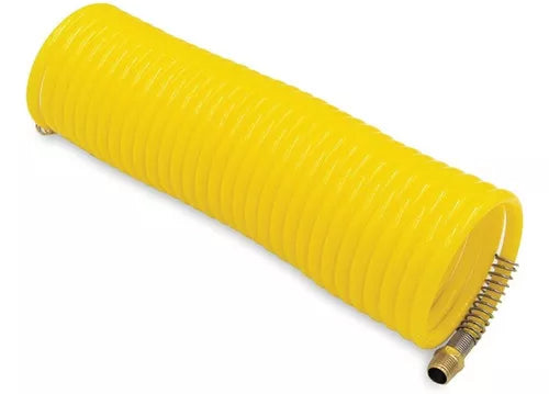 Manguera espiral compresor 1/4 X 15 mts 260 color amarillo Wembley
