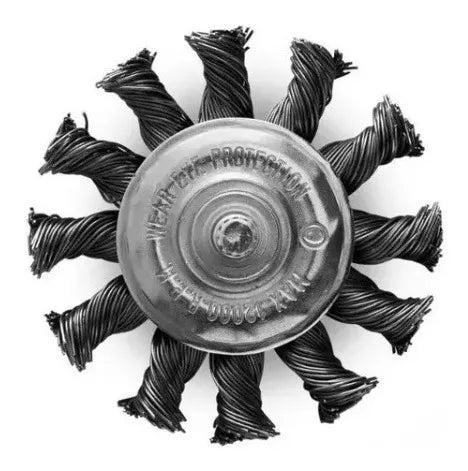 Cepillo circular trenzado 75 mm para taladro 7078 Bremen