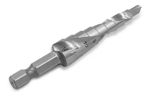 Mecha escalonada 4 a 12 mm acero rápido Bremen