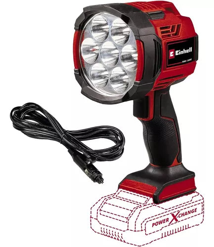 Linterna lampara inalámbrica 2500 lúmenes TE-CL 18/2500 LI SOLO Einhell