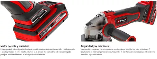 Amoladora angular inalámbrica TE-AG 18/115 Q LI-SOLO Einhell