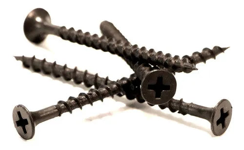 Tornillo bis grueso negro drywall 6 x 2" 500 unidades FIXO