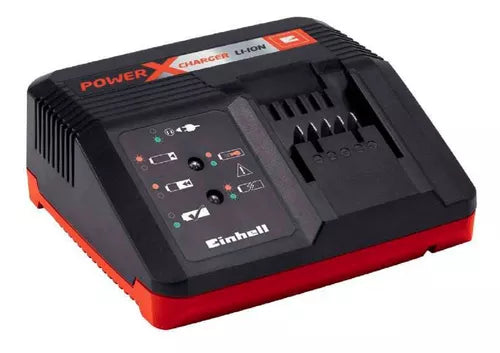 Cargador rápido 4A para baterías power x change 18v Einhell