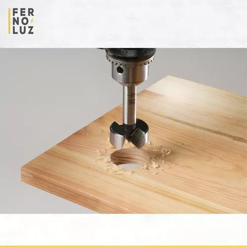 Juego fresas forstner 5 piezas bisagra 15 A 35mm Einhell - Kwb
