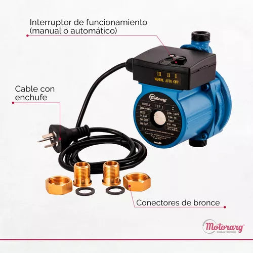 Bomba Presurizadora 120W TIP 1 Motorarg