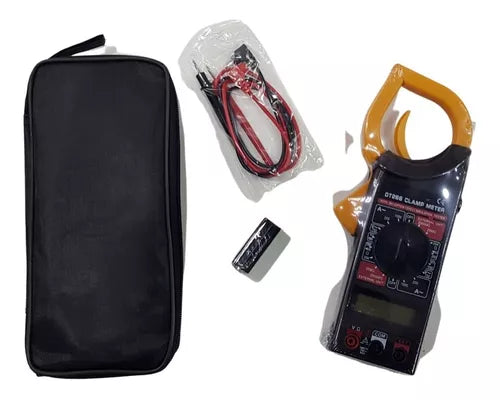 Pinza amperométrica con estuche y bateria incluida KLD